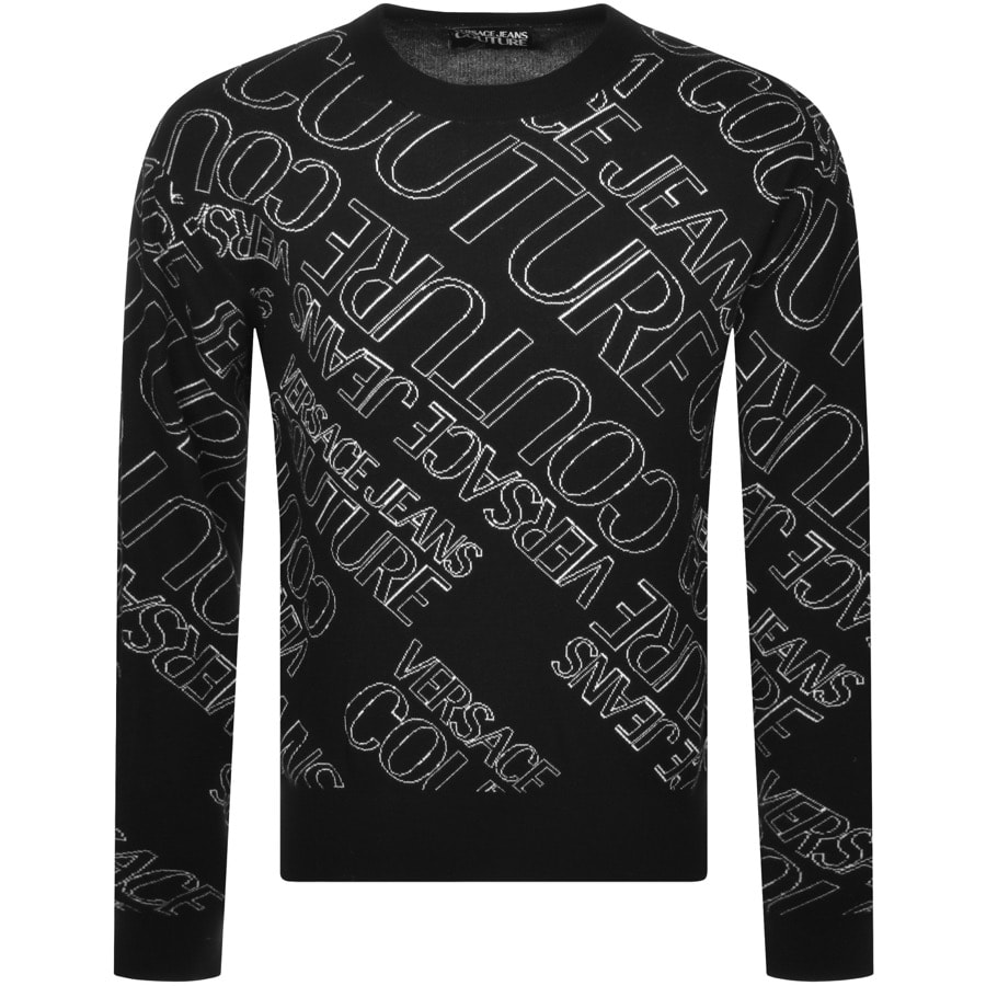 Alternative Image for ProductVersace Jeans Couture Logo Sweatshirt Black1